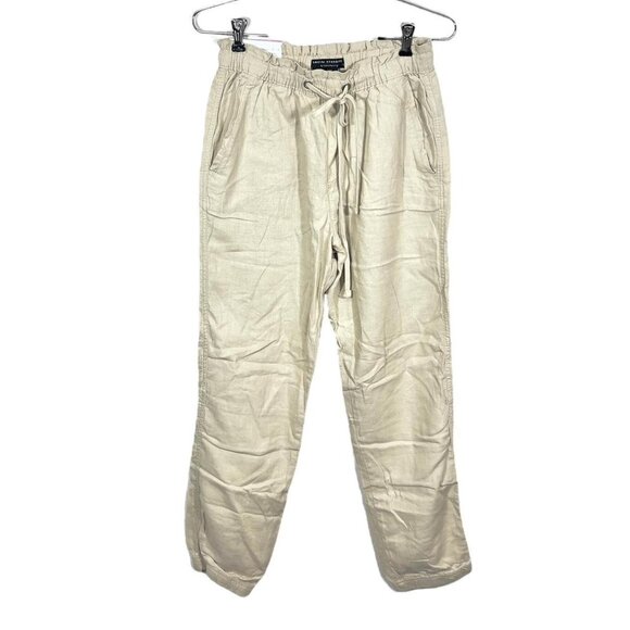 NWT Sanctuary Linen Blend Jogger Pants Cream Size‎ S - Picture 1 of 5